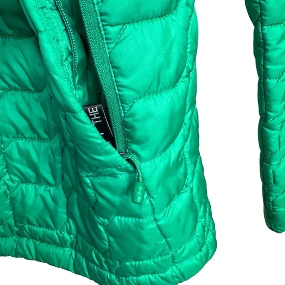 The North Face Jacket Men’s Small Kelly Green ThermoBall Full Zip Quilted Puffer